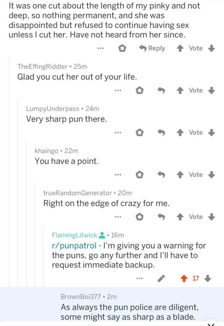 Knife Puns