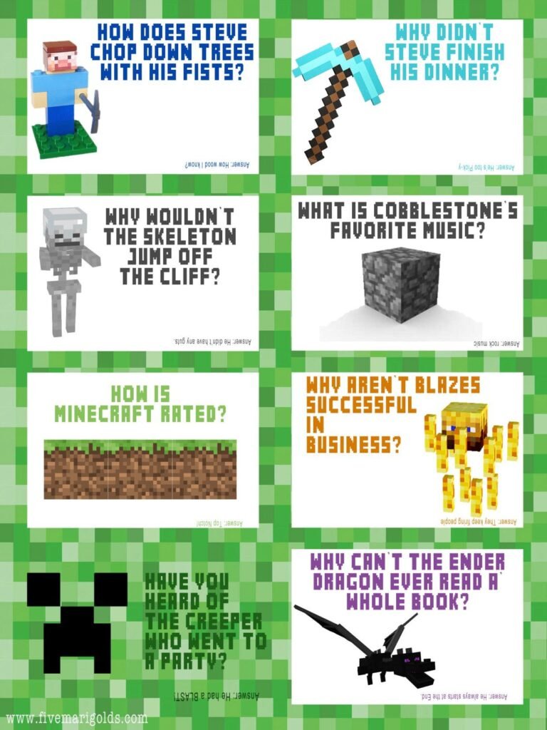 Minecraft Puns