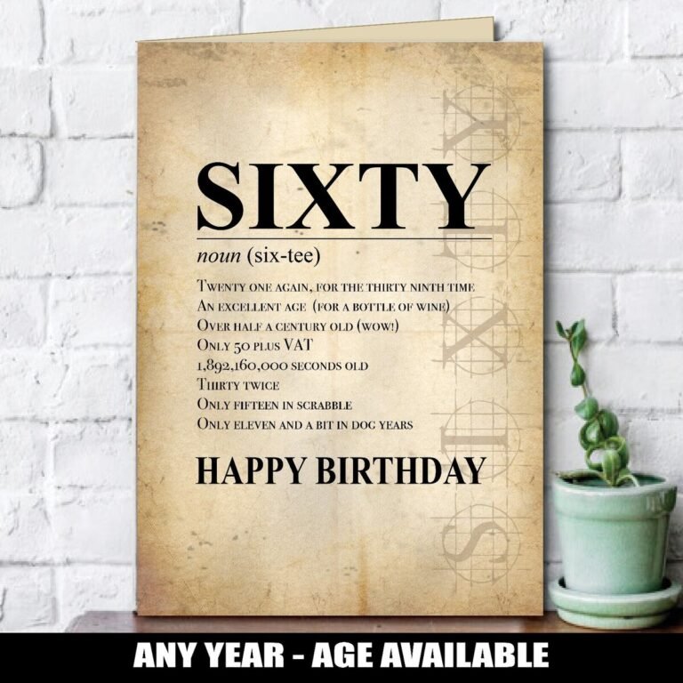 60Th Birthday Wishes Funny