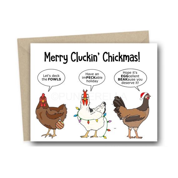 Christmas Chicken Puns