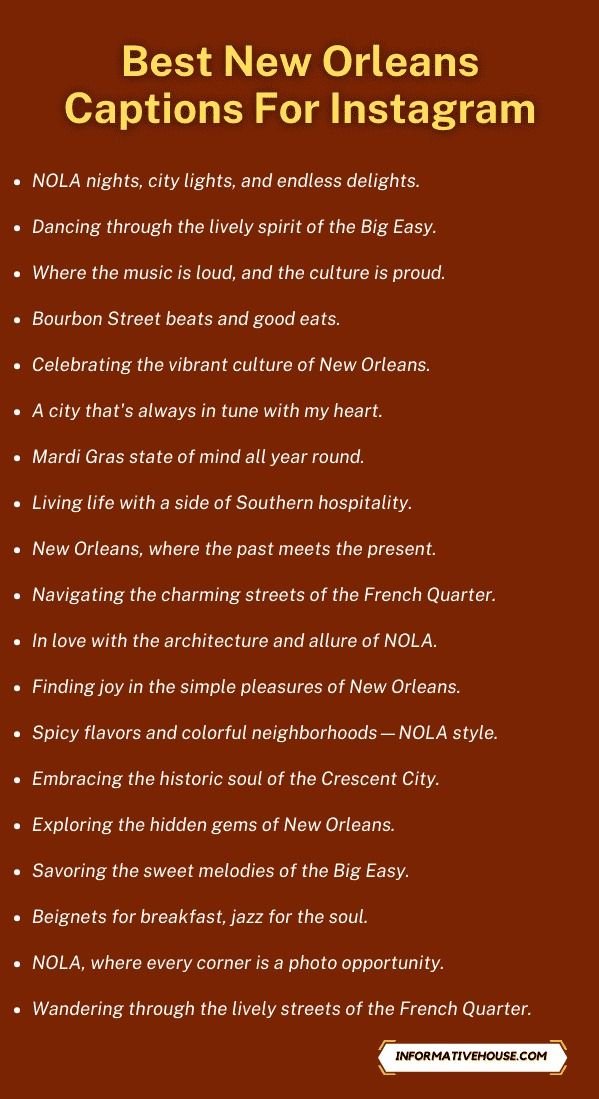 New Orleans Captions