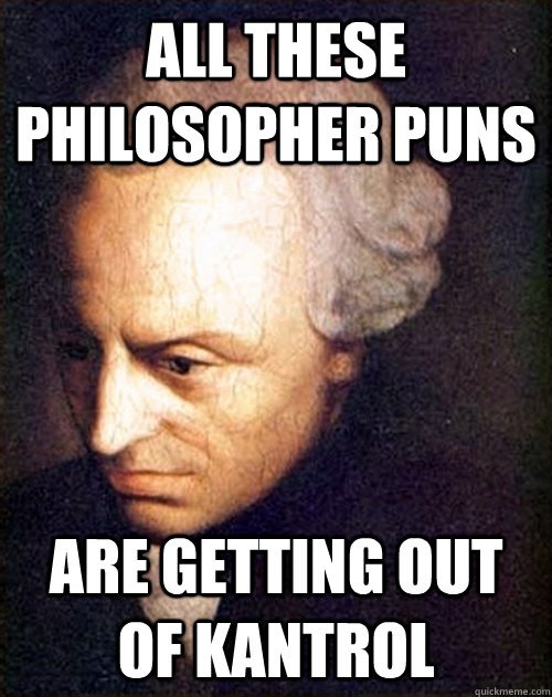 Philosopher Puns