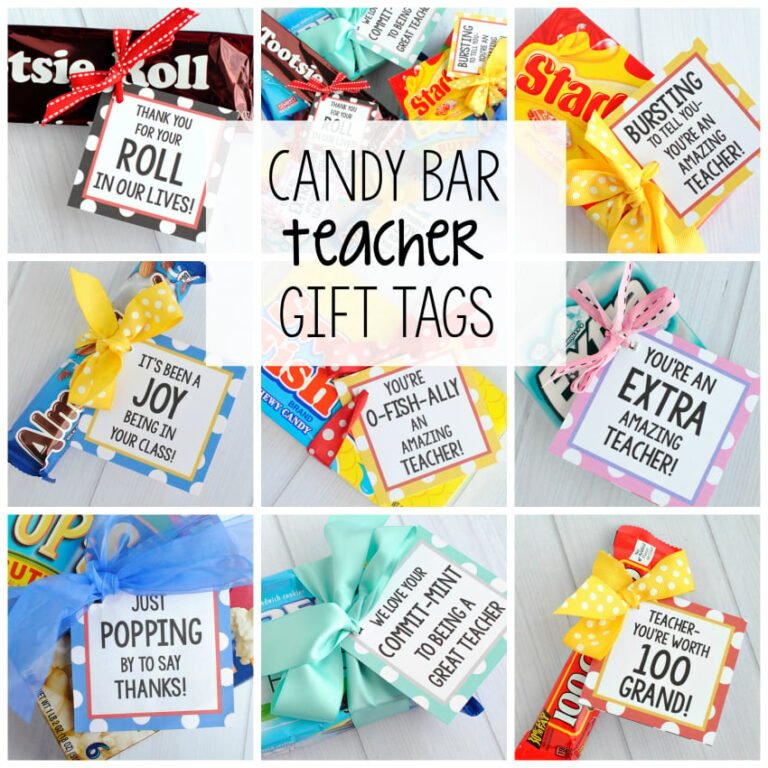 Teacher Appreciation Candy Sayings