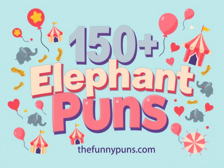 Elephant Puns: Trunk-full of Laughter & Jumbo Fun!