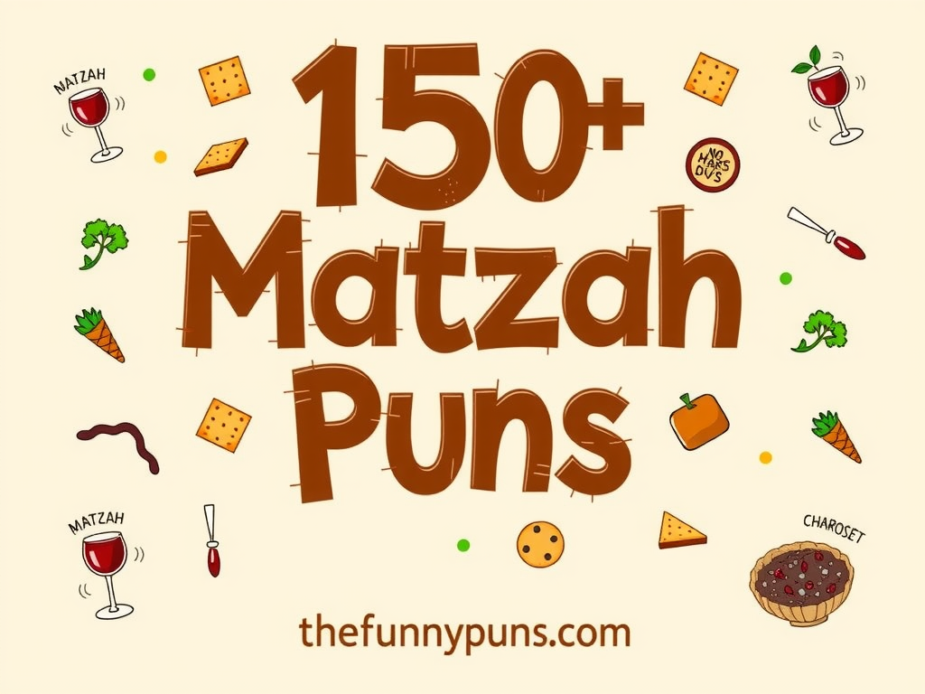 Matzah Puns: Cracking Up Over Unleavened Laughs