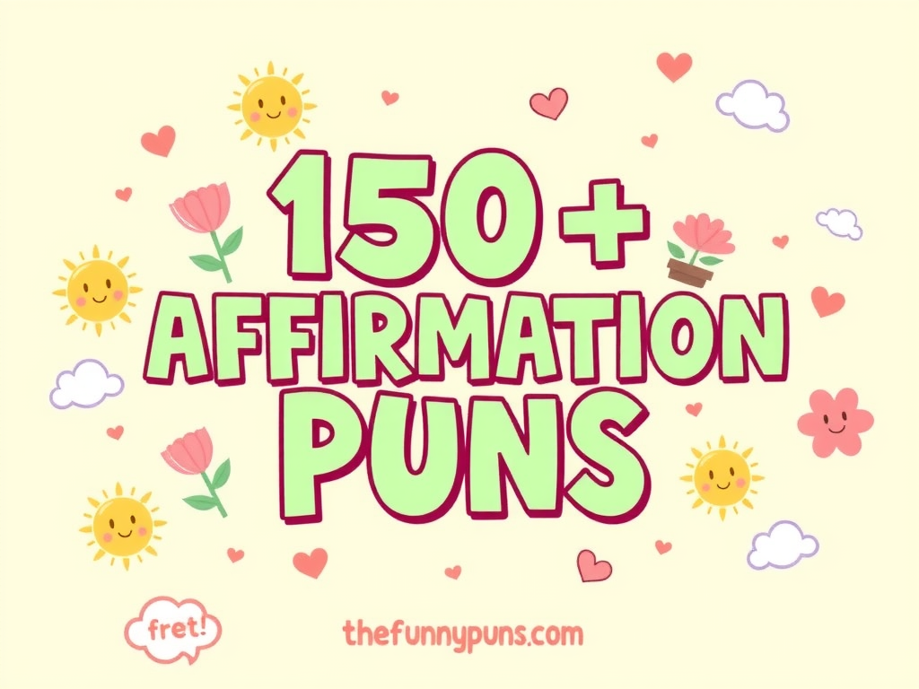 Affirmation Puns: Chuckles for Your Self-Care Routine