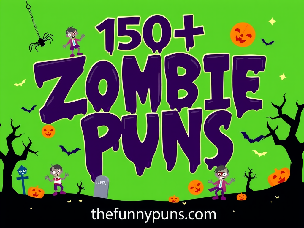 Zombie Jokes And Puns: Ghoulishly Hilarious One-Liners!