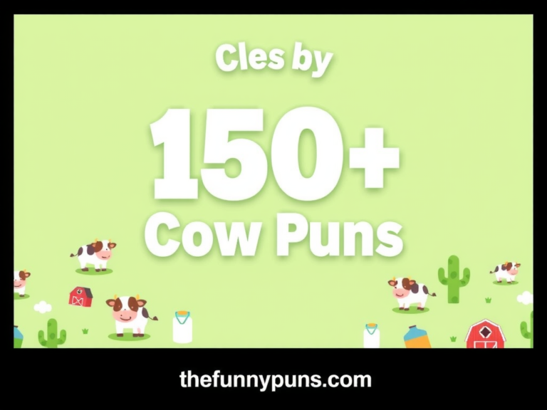 Cow Puns: Udderly Hilarious Jokes for Your Amoosment