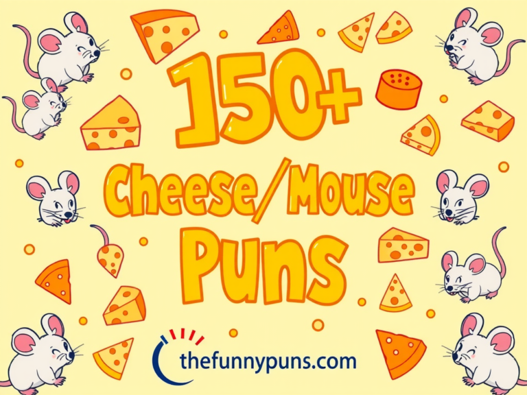 Cheese/Mouse Puns: Cheddar Your Day with Laughs!