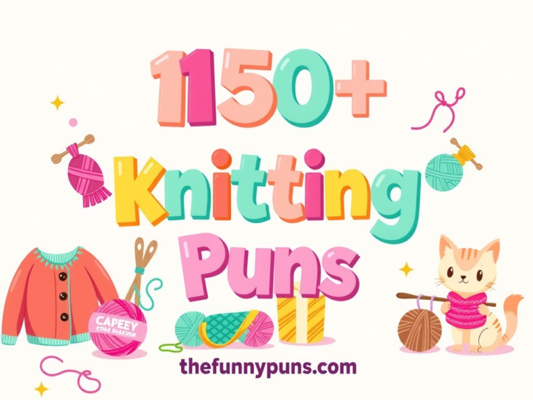 Knitting Puns: Stitch Your Way to Laughter!