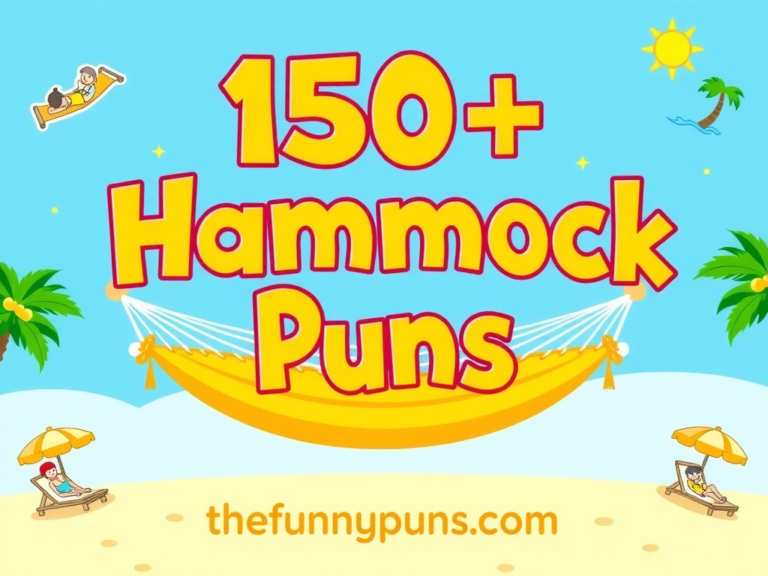 Hammock Puns: Swing into Laughter with These Quips!