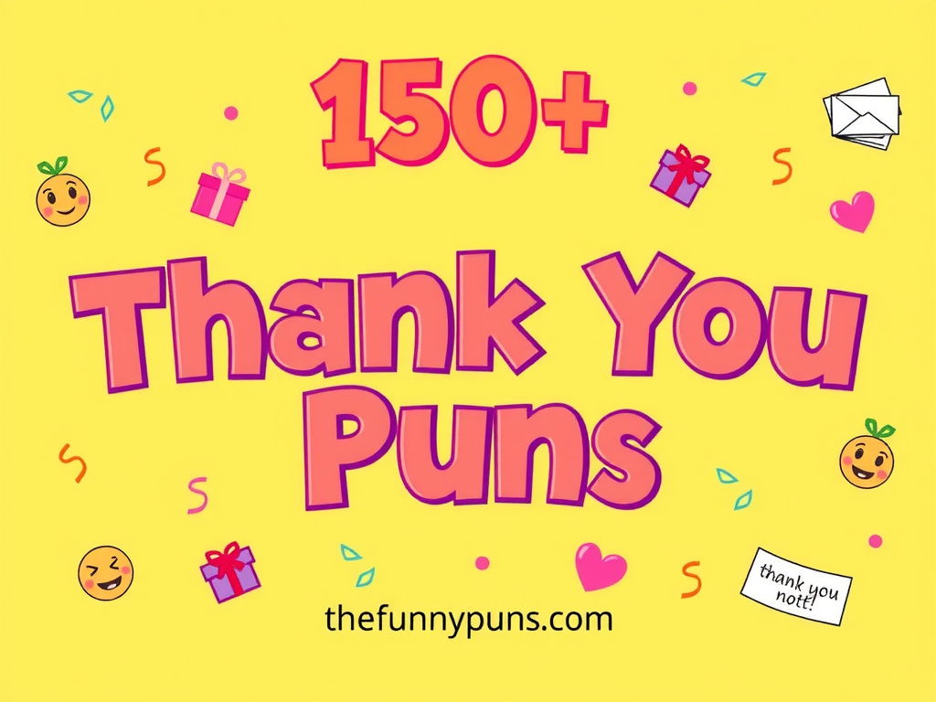 Thank You Puns: Hilarious Ways to Show Your Gratitude