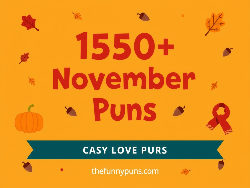 November Puns: Hilarious Jokes to Brighten Your Autumn