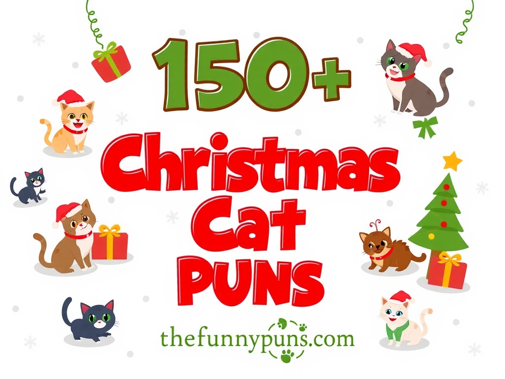 Christmas Cat Puns: Purrfectly Festive Feline Fun