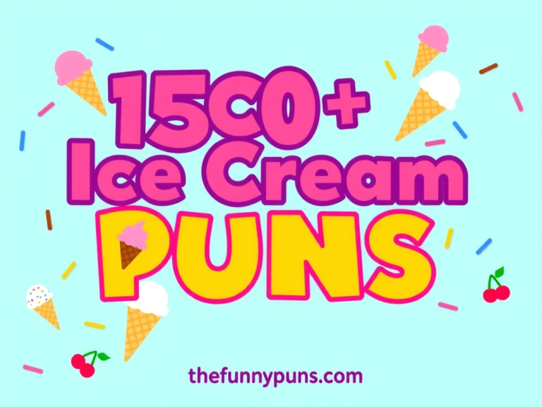 Ice Cream Puns: Scoops of Giggles and Chuckles!