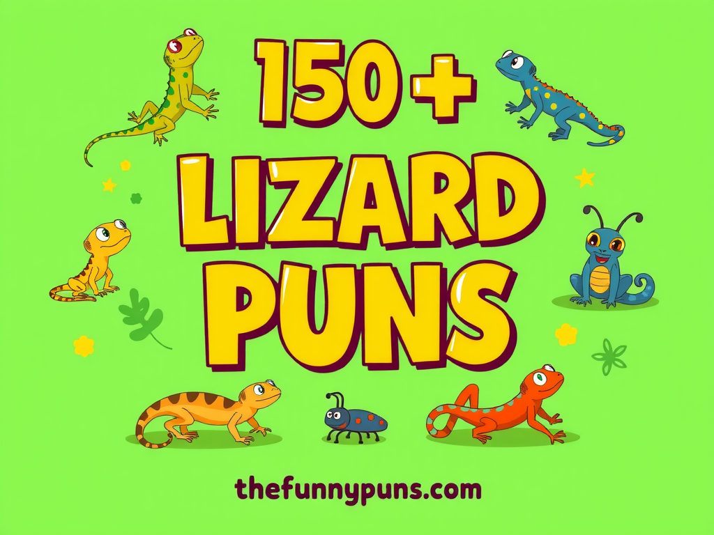 Lizard Puns: Laugh Your Scales Off with These Reptile Jokes