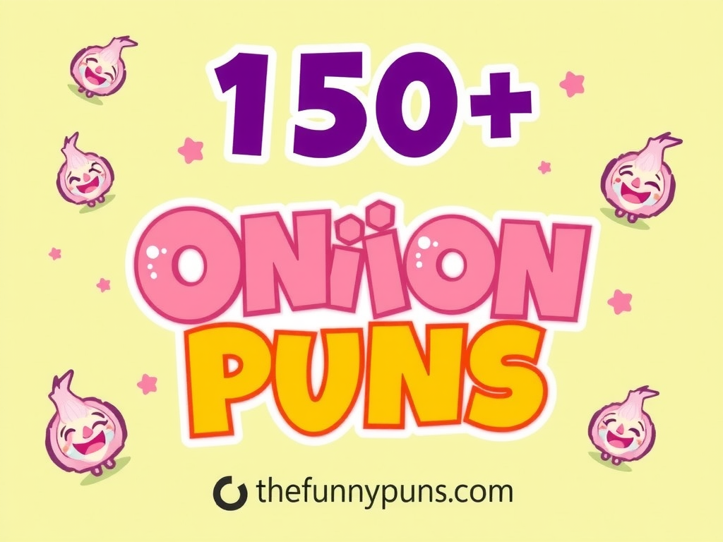 Onion Puns: Hilarious Layers of Laughs