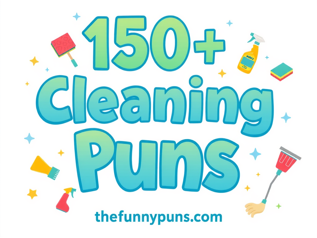 Cleaning Puns: Sparkle with Laughter & Shine with Humor