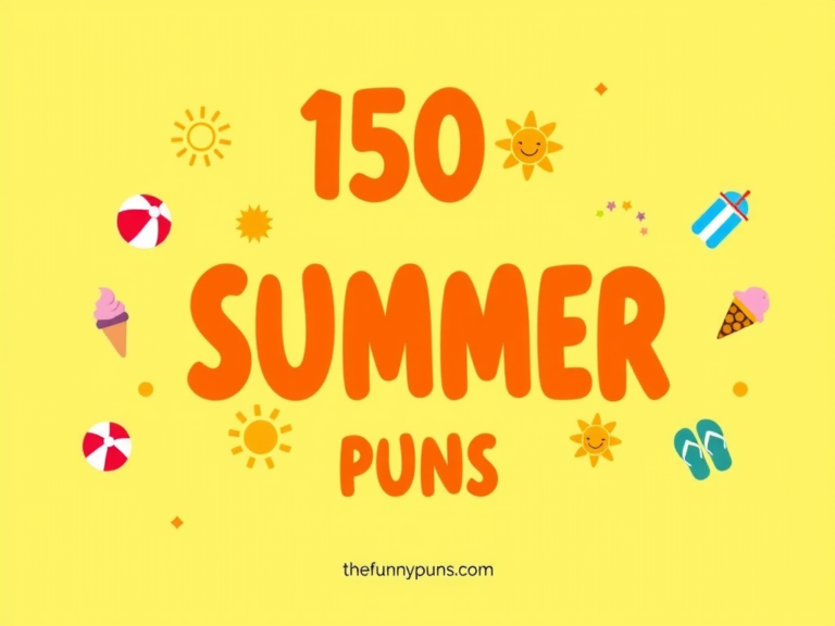 Summer Puns: Sizzle with Laughter & Sunshine!