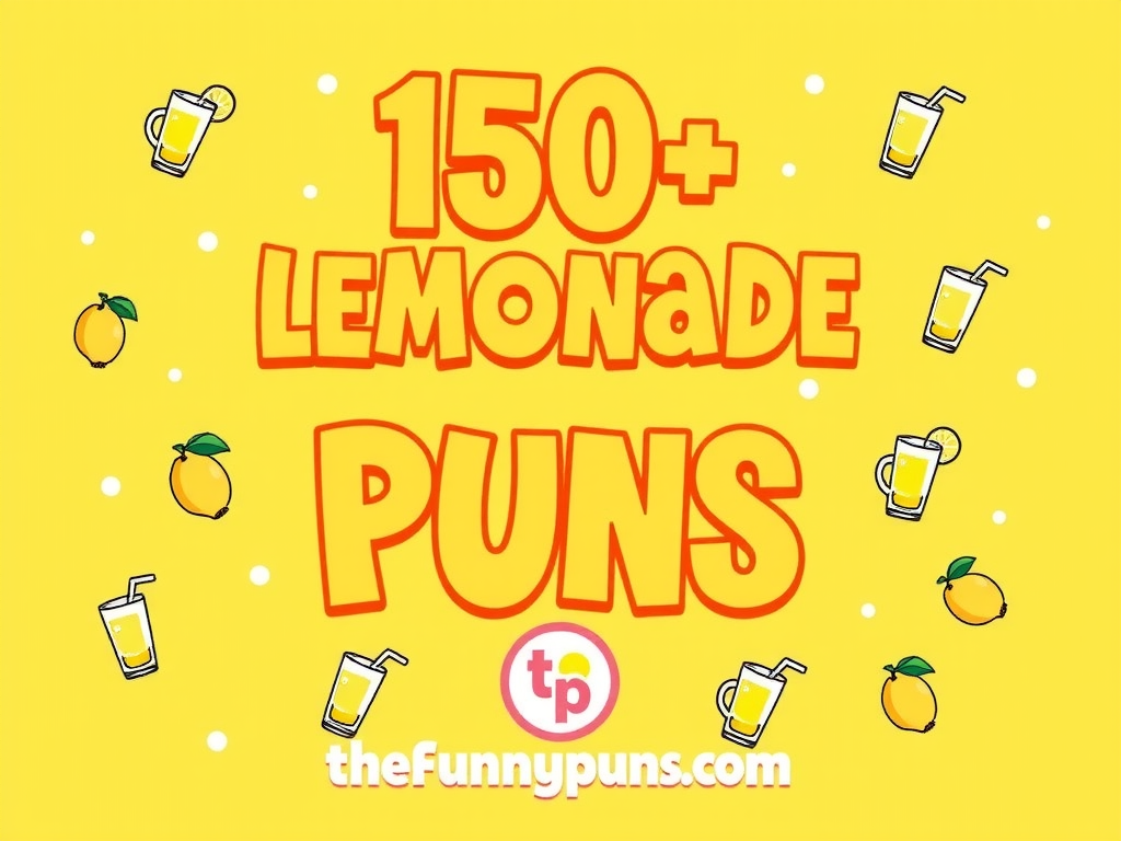 Lemonade Puns: Refresh Your Day with a Twist of Humor