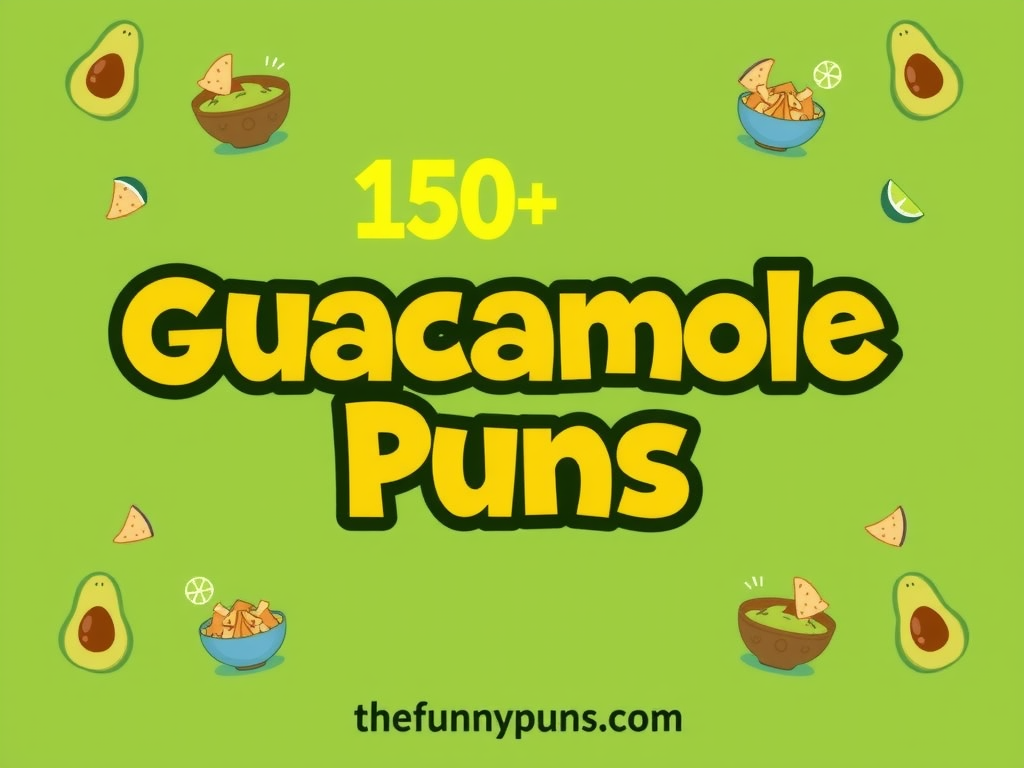 Guacamole Puns: Hilarious Avocado Jokes to Spice Up Your Day