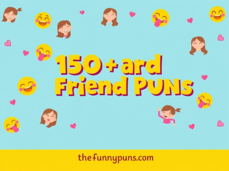 Friend Puns: Laugh-Out-Loud Jokes for Your Best Buds