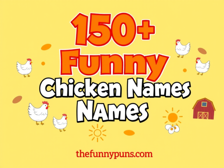 Funny Chicken Names: Hilarious and Creative Ideas for Your Flock