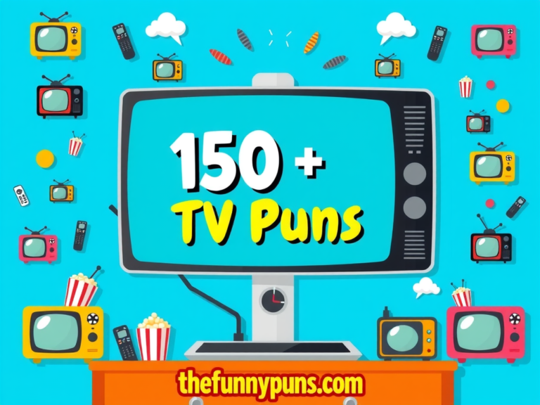 Tv Puns: Laugh-Out-Loud Jokes and Wordplay for TV Lovers