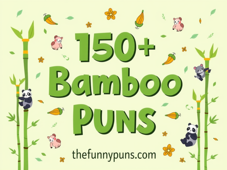 Bamboo Puns: Splitting Sides in a Forest of Fun!