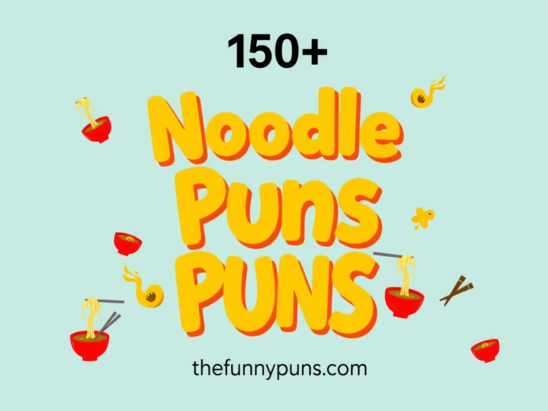 Noodle Puns: Slurp Up the Fun with These Word Plays!