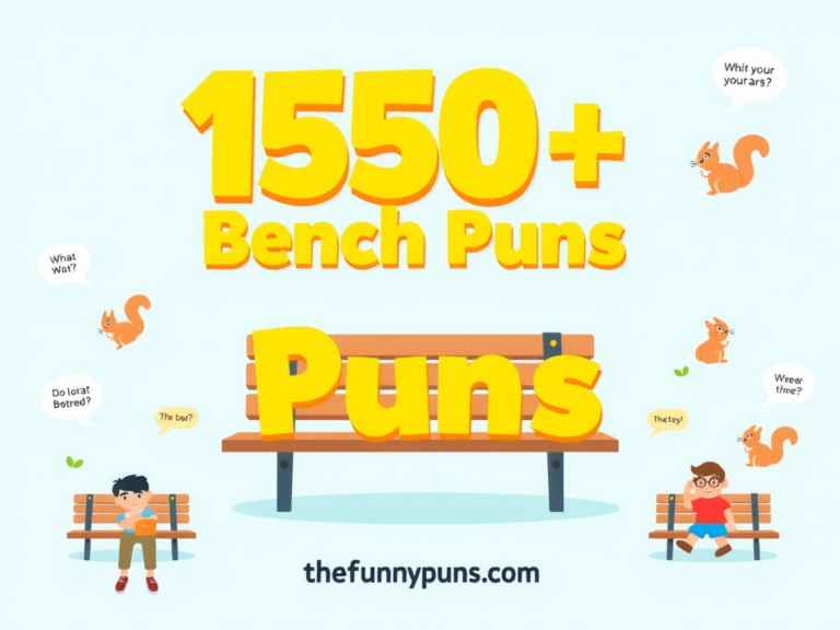 Bench Puns: Sit Down for a Laugh with These Quips!