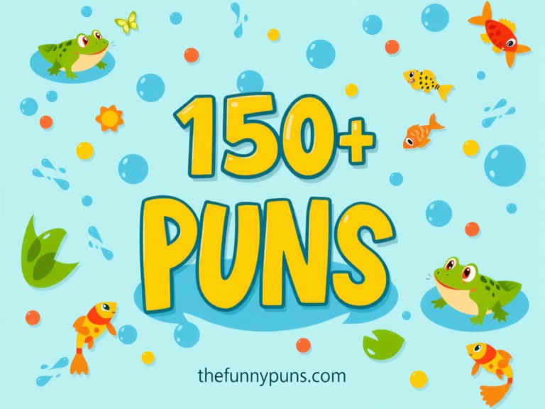 Pond Puns Plunge: Dive into a Sea of Laughs!