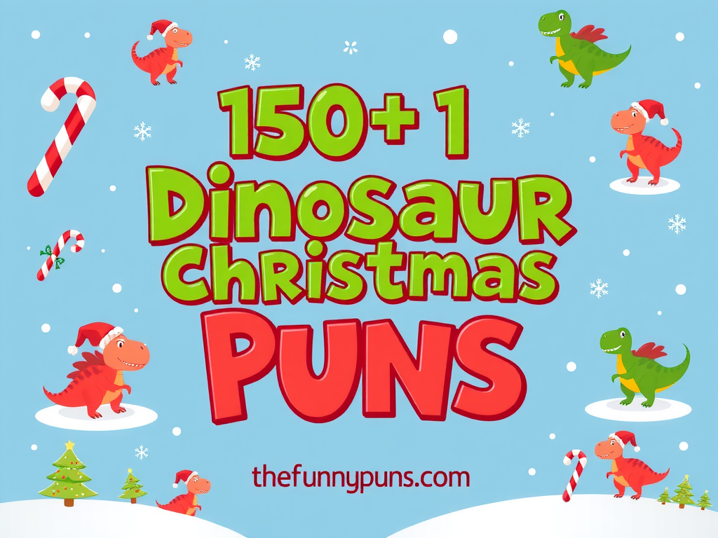 Dinosaur Christmas Puns: Roaringly Festive Fun!