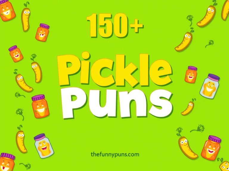 Pickle Puns: Relishing the Best Dill-icious Jokes!