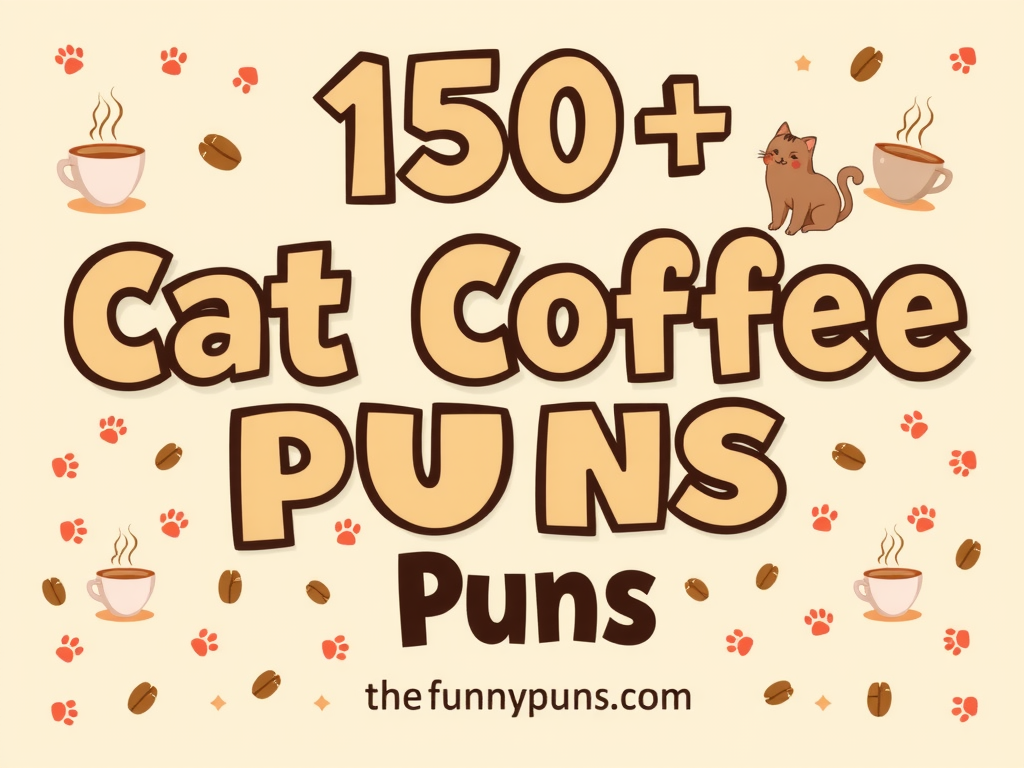 Cat Coffee Puns: Purrfectly Brewed Humor for Cat Lovers