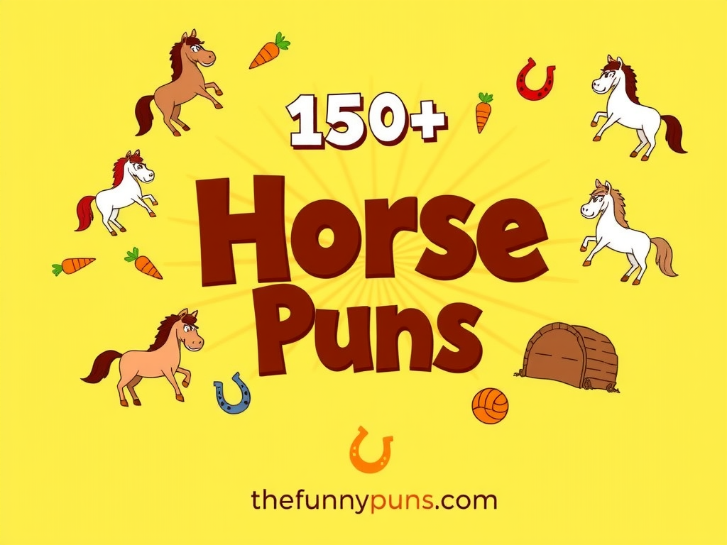 Horse Puns Captions: Hilarious and Clever Horseplay