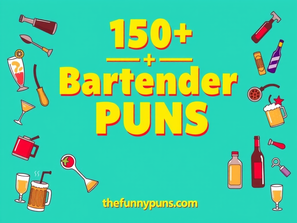 Bartender Puns: Stirring Up Laughter with Every Drink