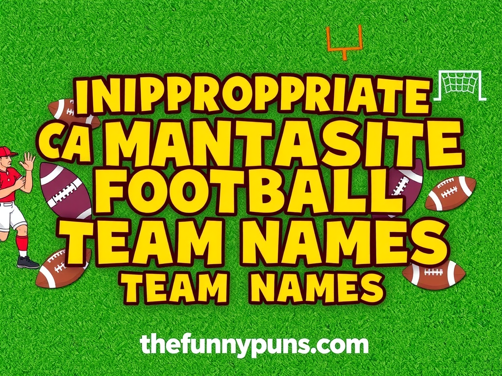 Inappropriate Fantasy Football Team Names: Hilarious and Outrageous Picks