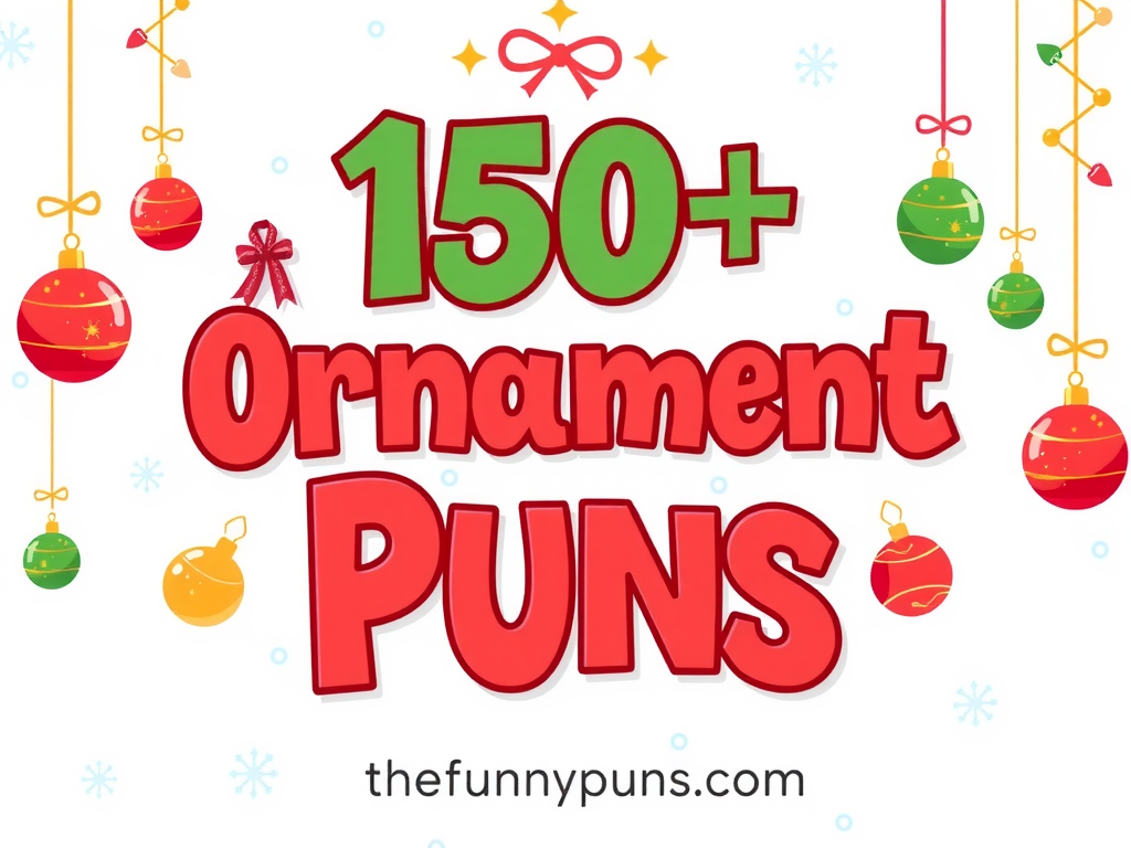 Ornament Puns: Hilarious and Festive Wordplay for Your Holidays