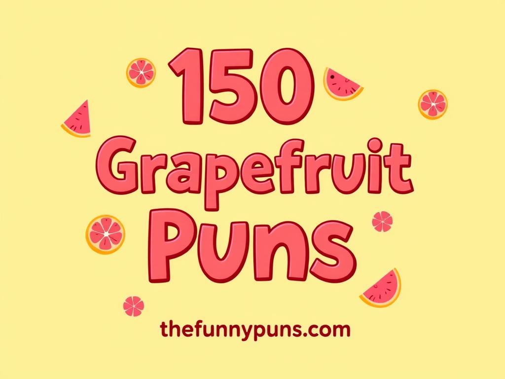 Grapefruit Puns: Juicy Jokes to Brighten Your Day