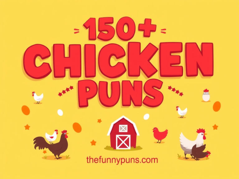 Poultry/Chicken Puns: Eggs-quisite Humor Unveiled!