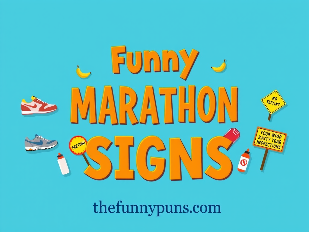 Funny Marathon Signs: Hilarious Motivation for Runners