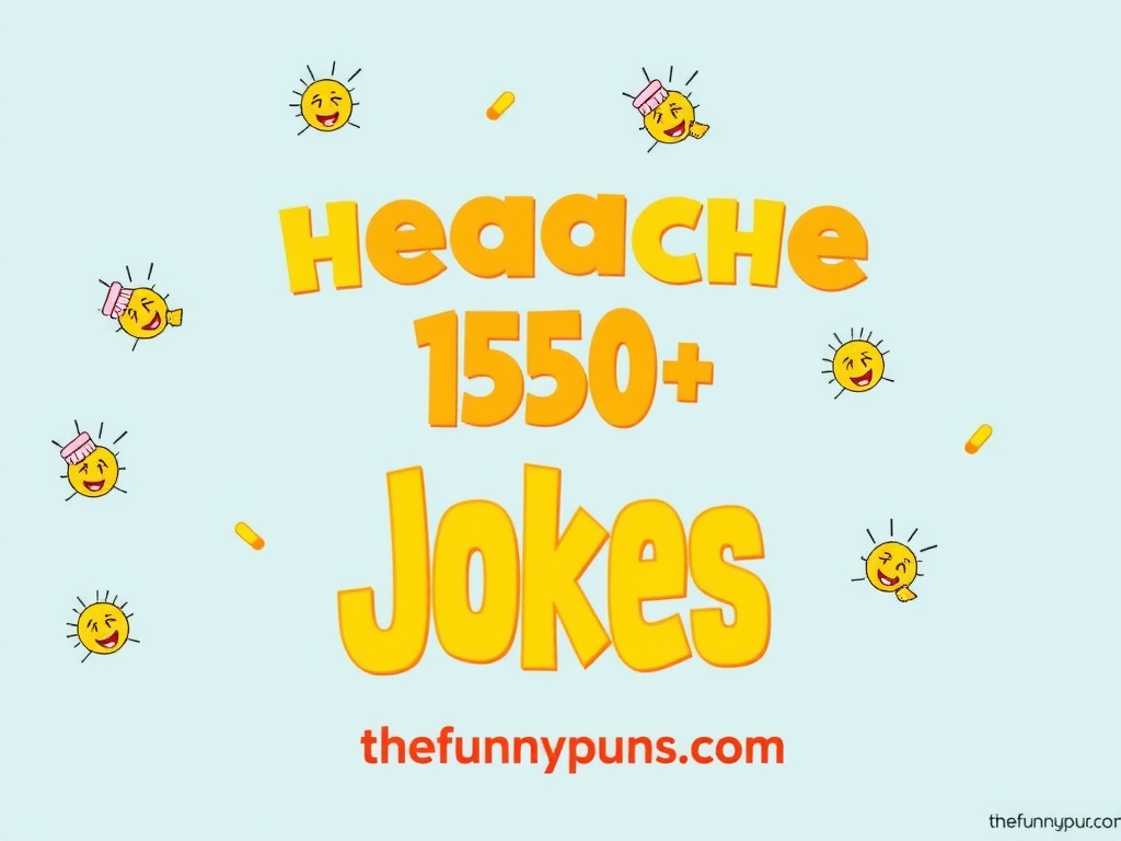 Headache Jokes: Laugh Away the Pain with These Hilarious Gags