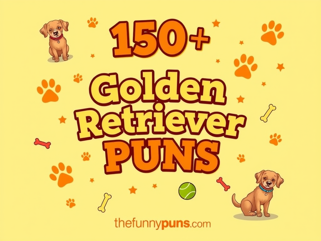 Golden Retriever Puns: Paw-some Jokes for Dog Lovers
