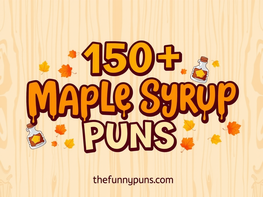 Maple Syrup Puns: Sweet and Sticky Laughs for Everyone