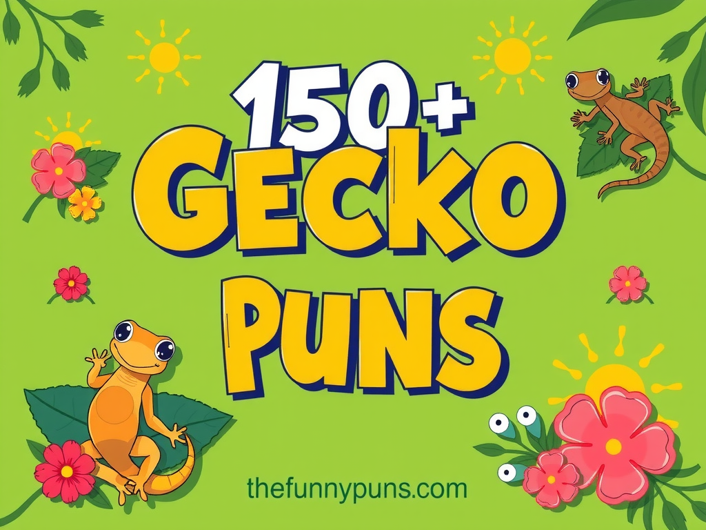 Gecko Puns: Hilarious Jokes to Make You Smile