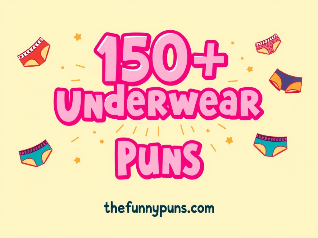 Underwear Puns: Hilarious Lines to Brighten Your Day