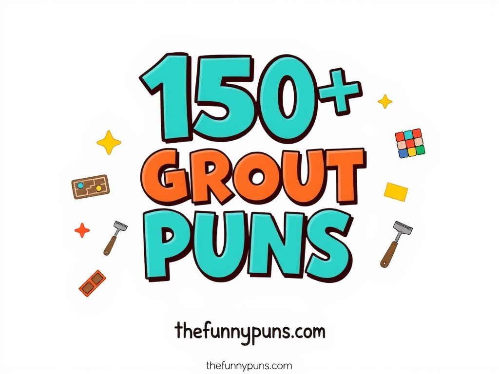 Grout Puns: Sealing the Deal with Laughter and Tiles