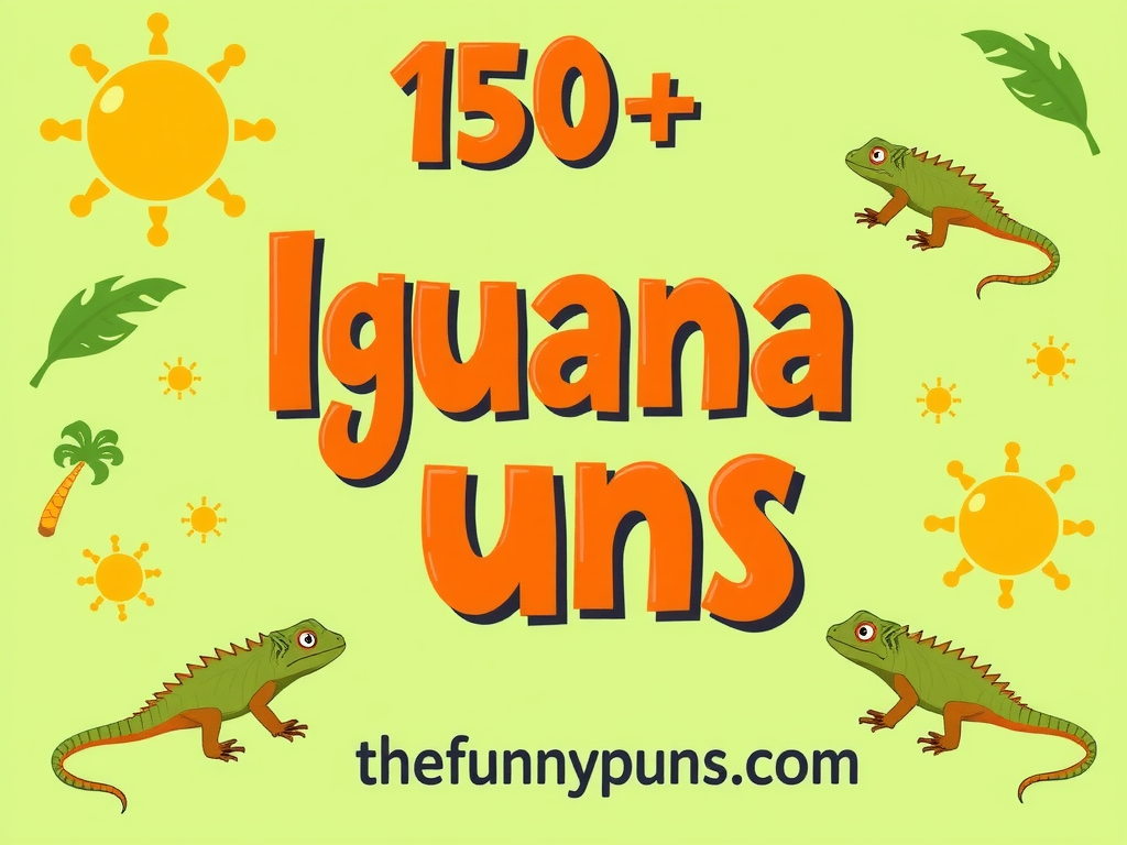 Iguana Jokes: Hilarious Laughs for Reptile Lovers