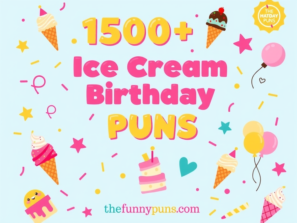 Ice Cream Birthday Puns: Scoop Up the Fun!